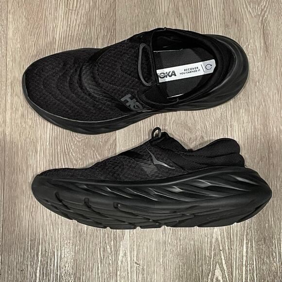 Hoka One One Mens 9 Ora Recovery 2 lightweight Slip On Comfort Sneakers - Picture 1 of 7